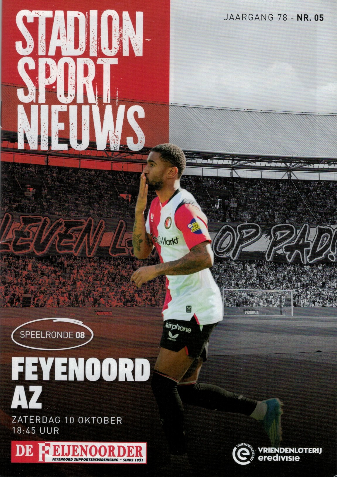 AZ Programma 10-okt-2026 Feyenoord uit